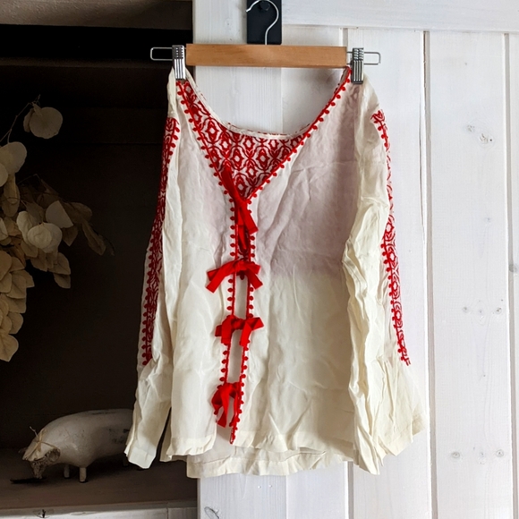 Plenty by Tracy Reese Embroidered Blouse, S - Picture 5 of 5